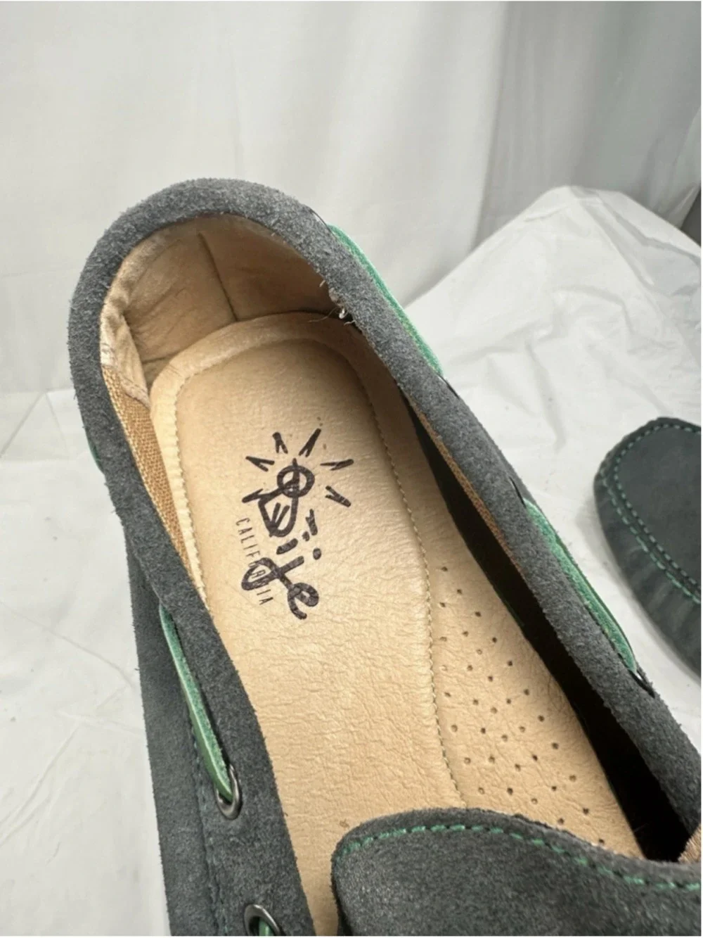 Dije California Loafers Mens size 9 Suede Slip On Casual Driving Moc Shoes